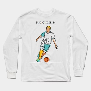 Soccer Sport Long Sleeve T-Shirt